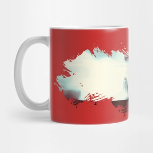 White Car Drift Mug